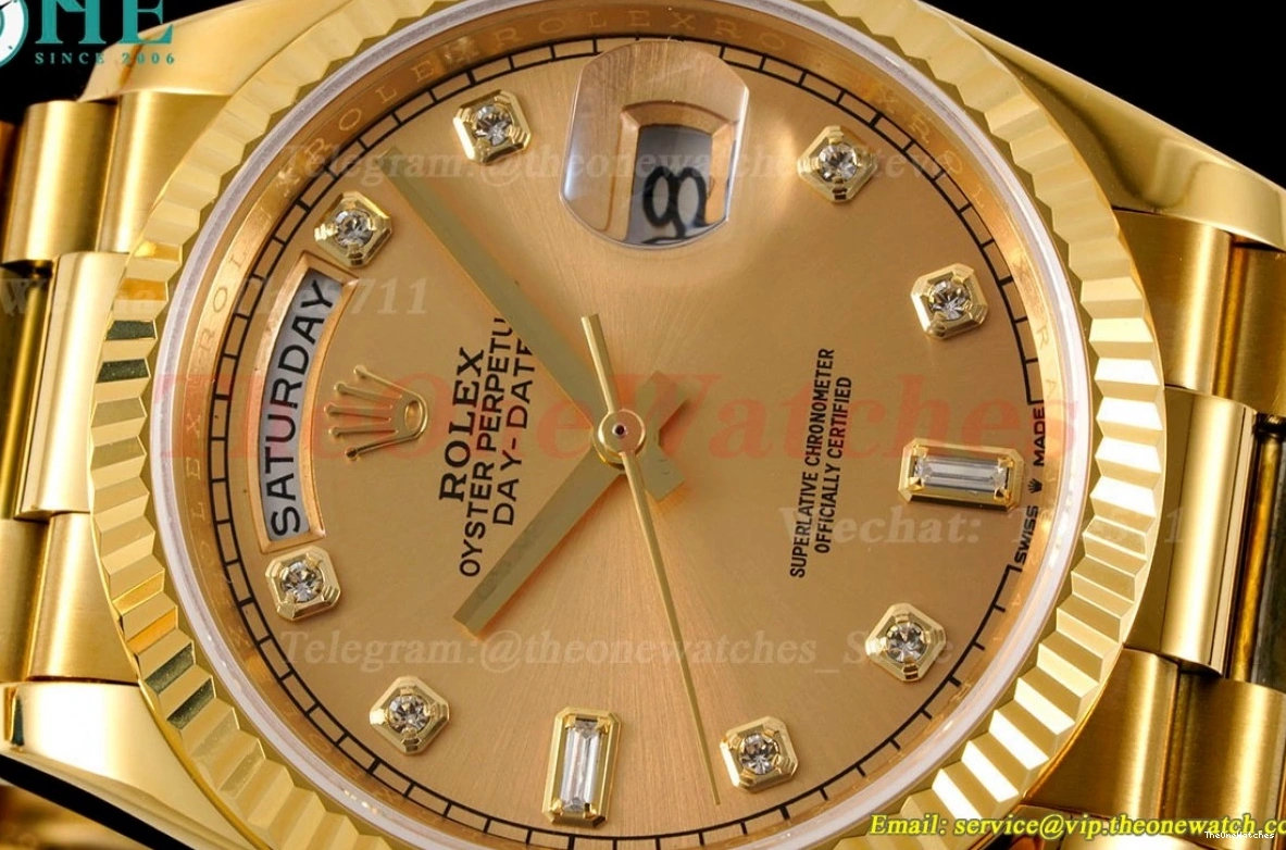 Gold A2836 Dia Pres RAF 36mm DayDate YG YG 0111